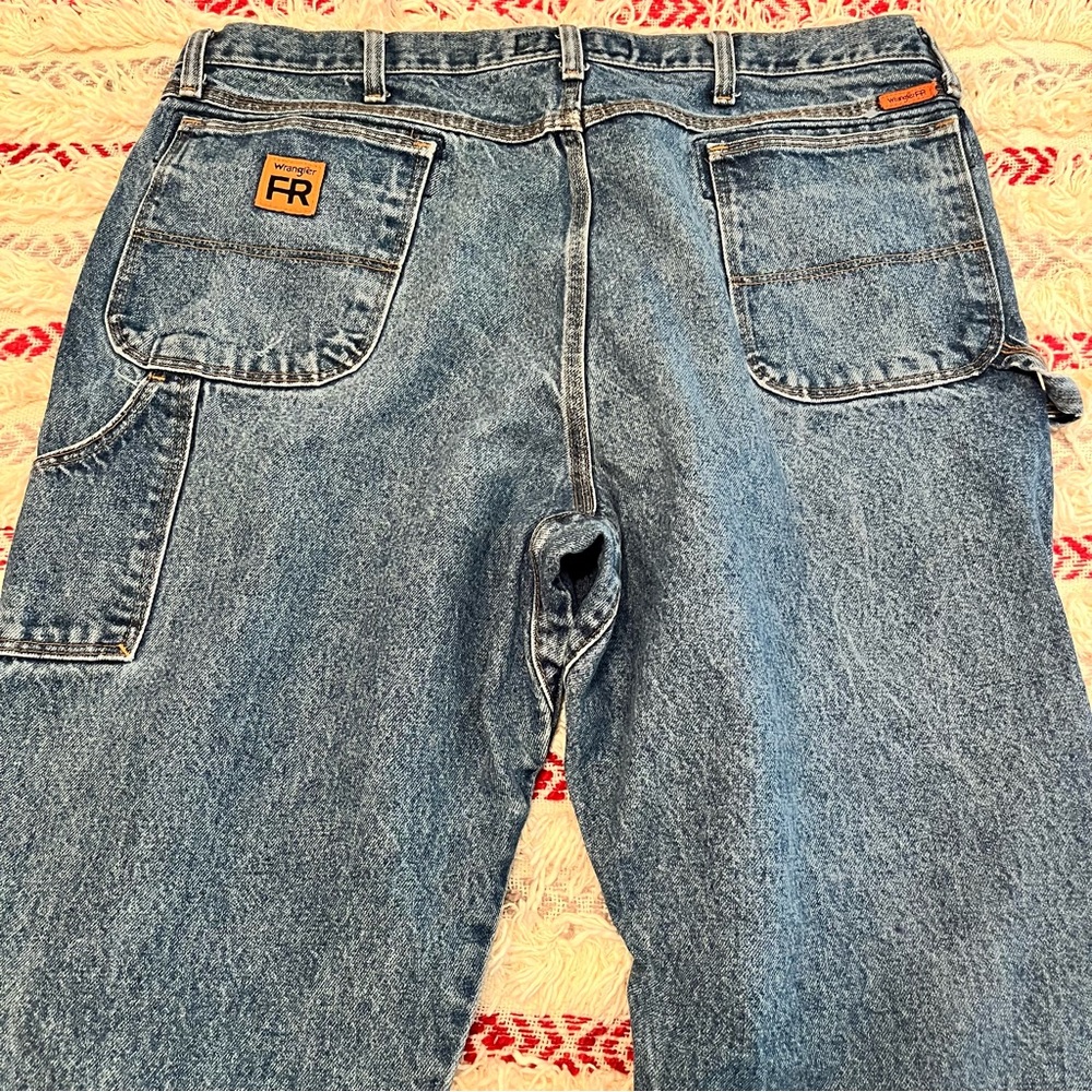 Wrangler FR Riggs Workwear Utility Jeans Size 42x30